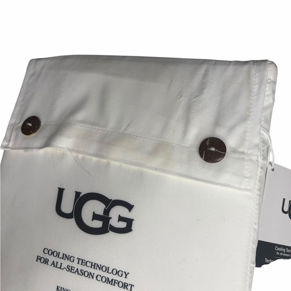 UGG White King Sheet Set Cooling Technology - Picture 3 of 3